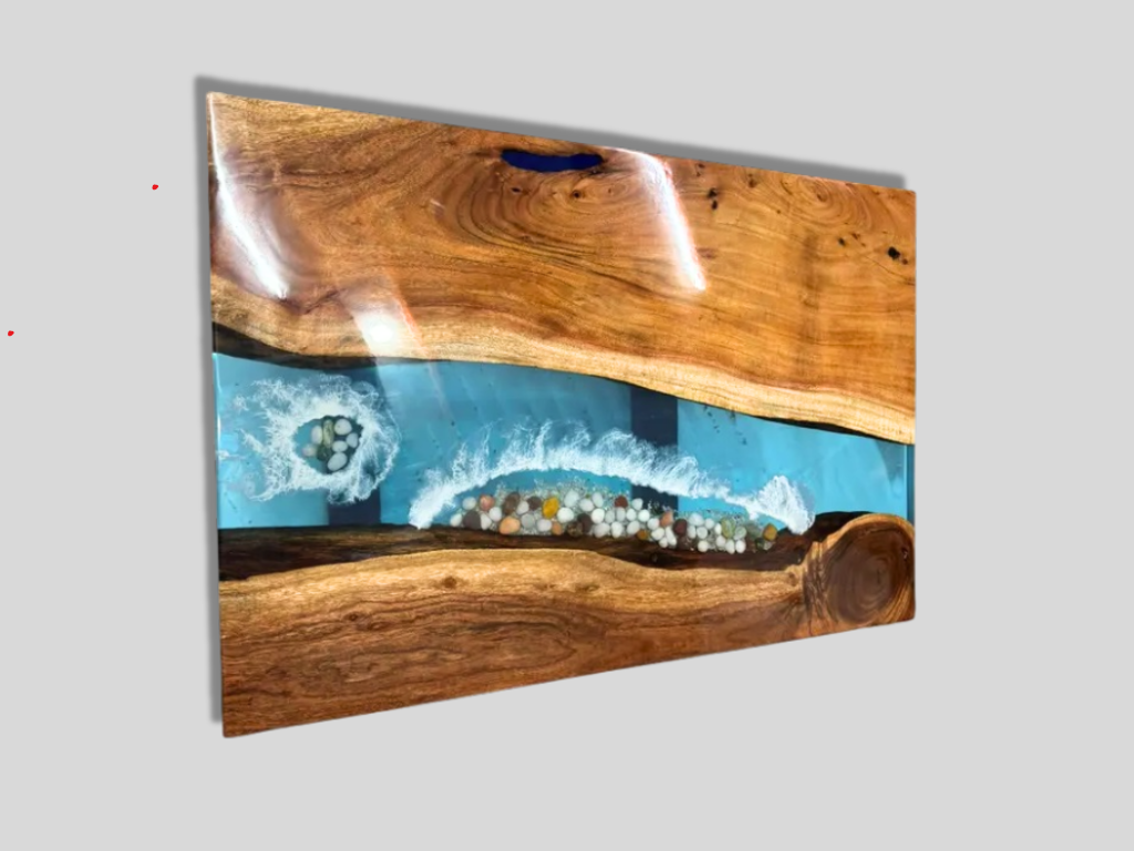 Epoxy Table, dining, sofa, center table top Live Edge Walnut Table ,Custom Order, Epoxy Resin River Table